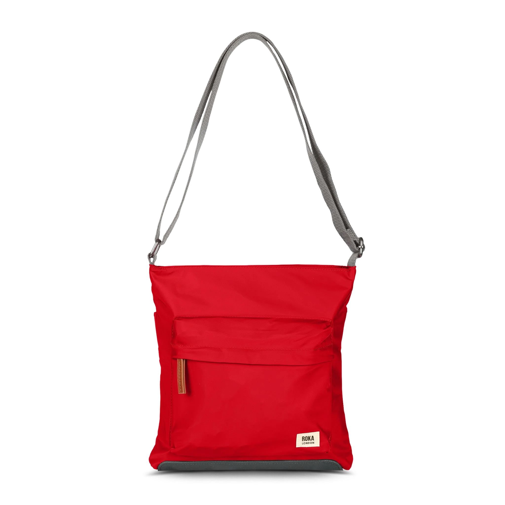ROKA London - Kennington M crossbody-väska #Färg_Cranberry