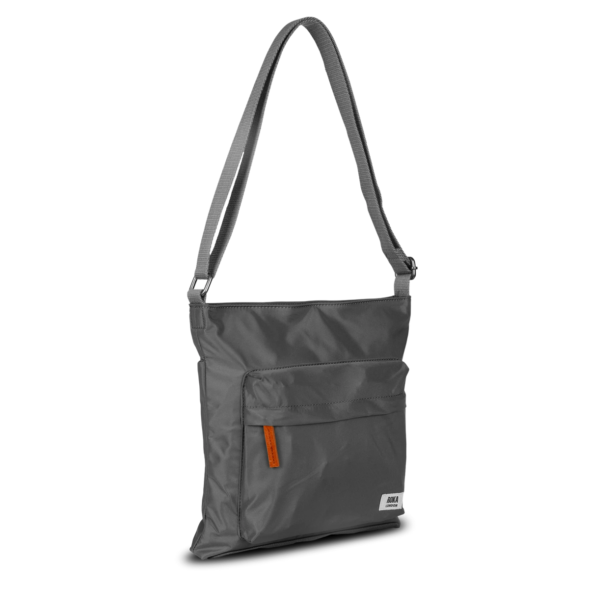 ROKA London - Kennington M crossbody-väska #Färg_Graphite