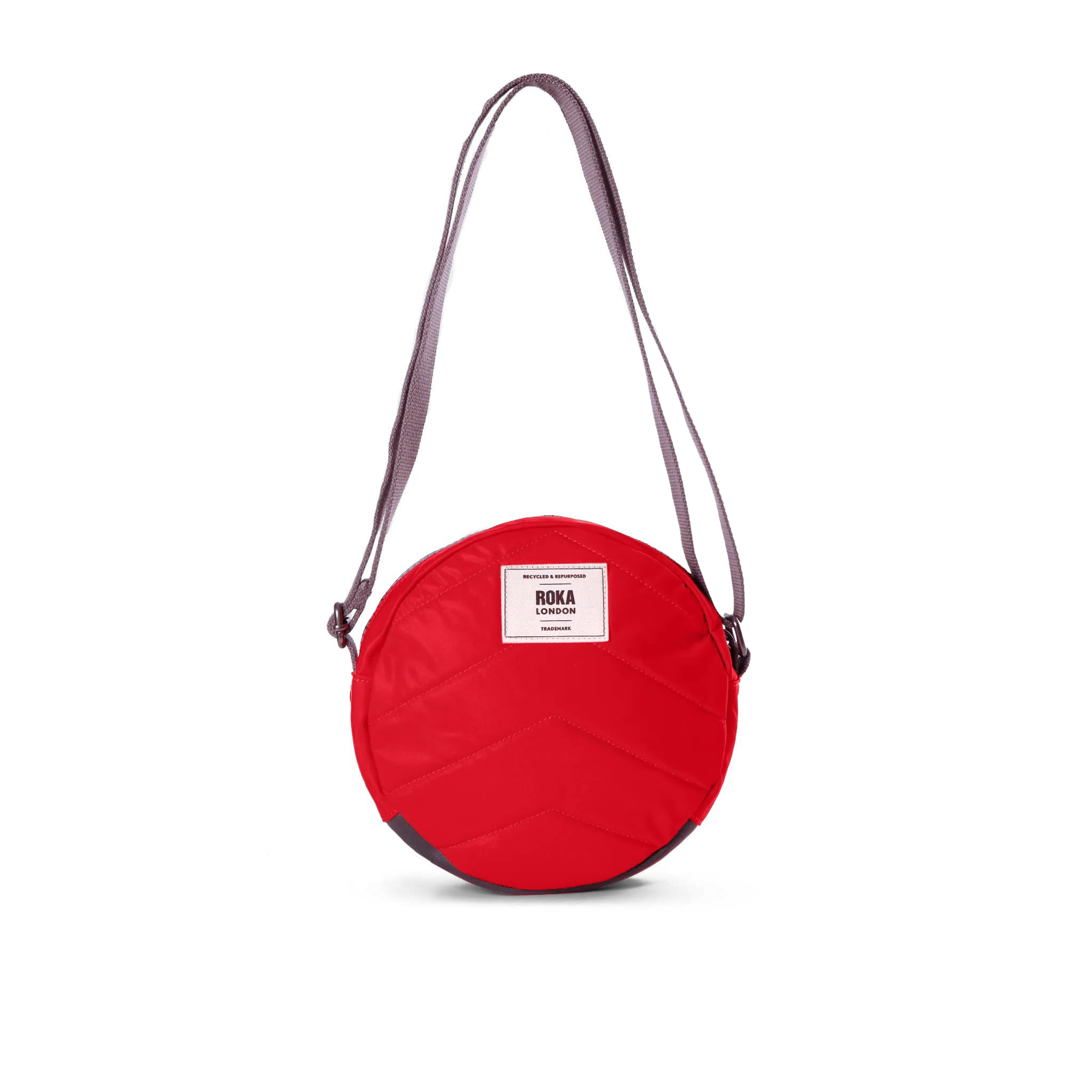 ROKA London - Paddington S crossbody-väska #Färg_Cranberry
