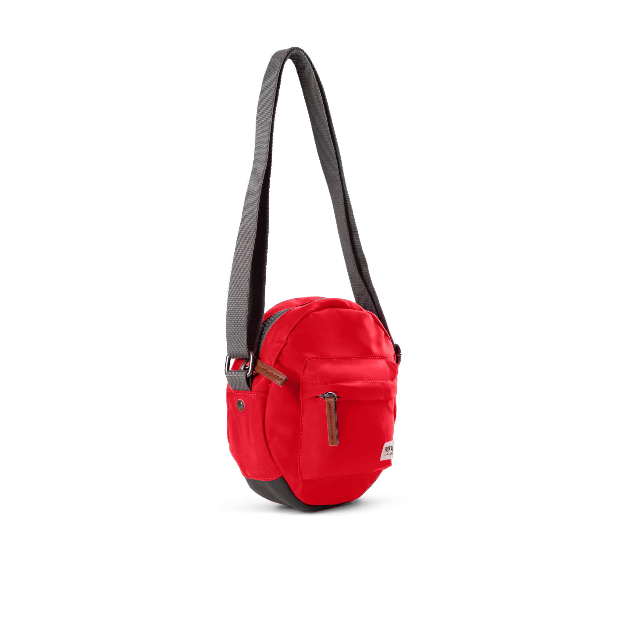 ROKA London - Paddington S crossbody-väska #Färg_Cranberry