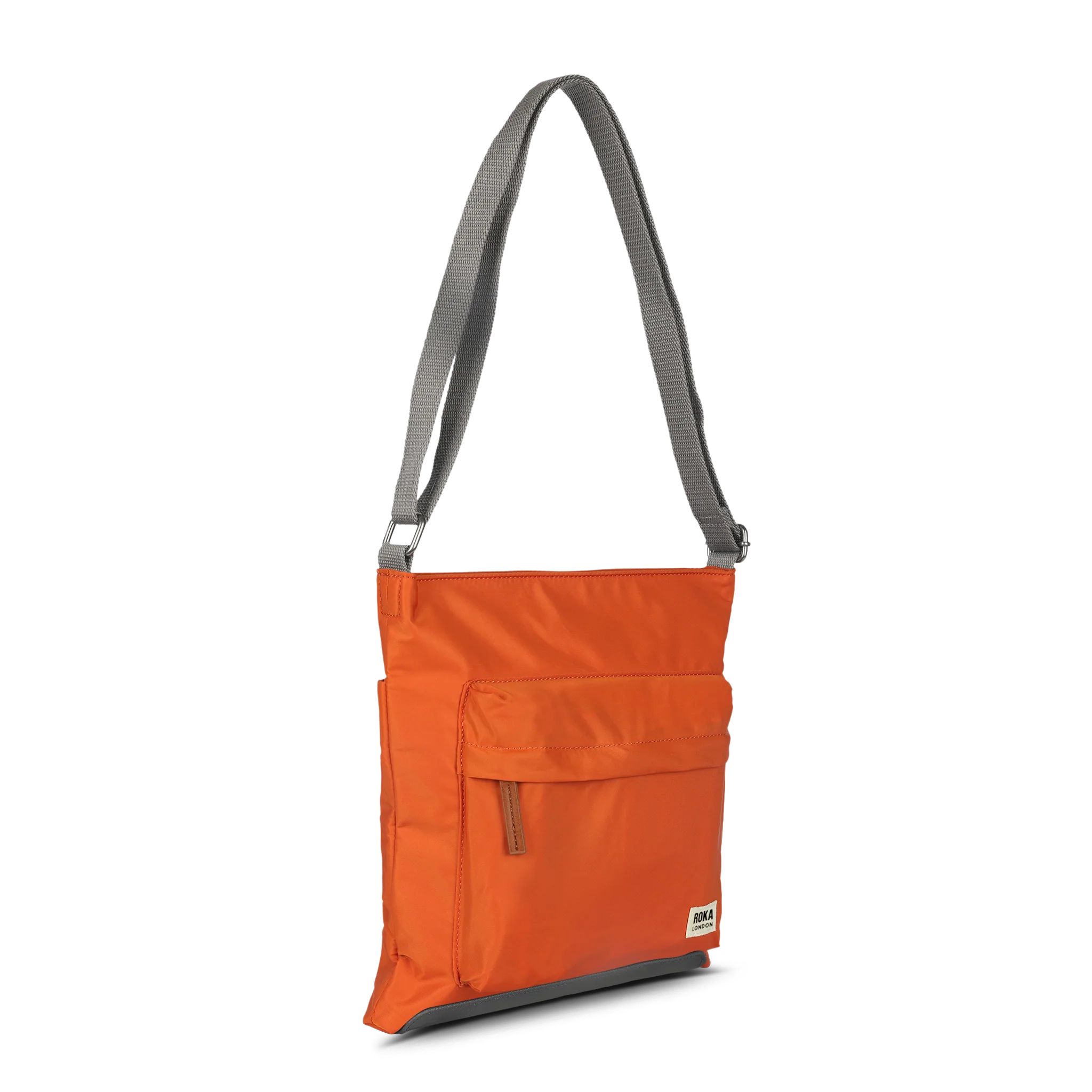 ROKA London - Kennington M crossbody-väska #Färg_Burnt_Orange