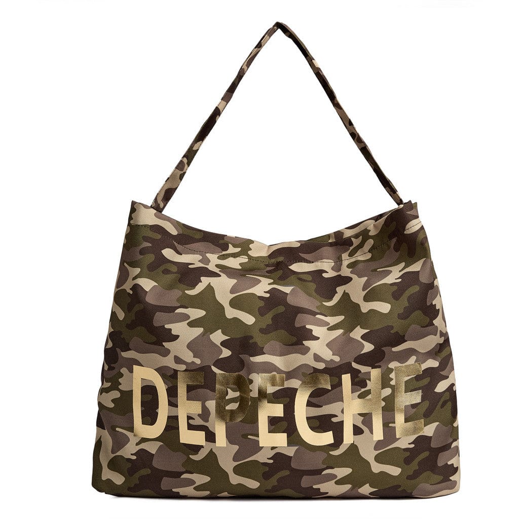 Shoppingväska i textil 41 CM #Färg_Kamouflage