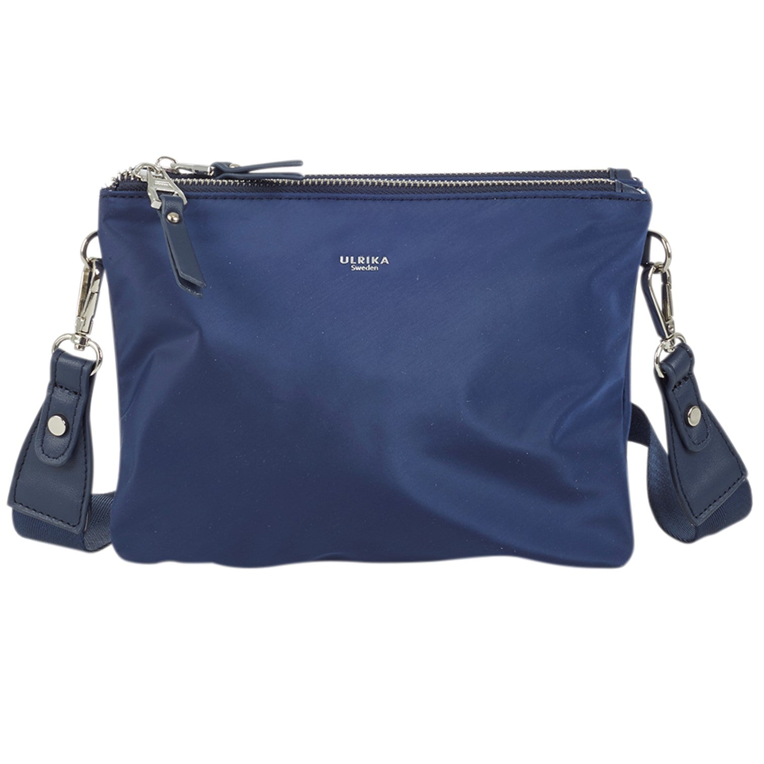 Nylon Pocket Axelremsväska #Färg_Marinblå