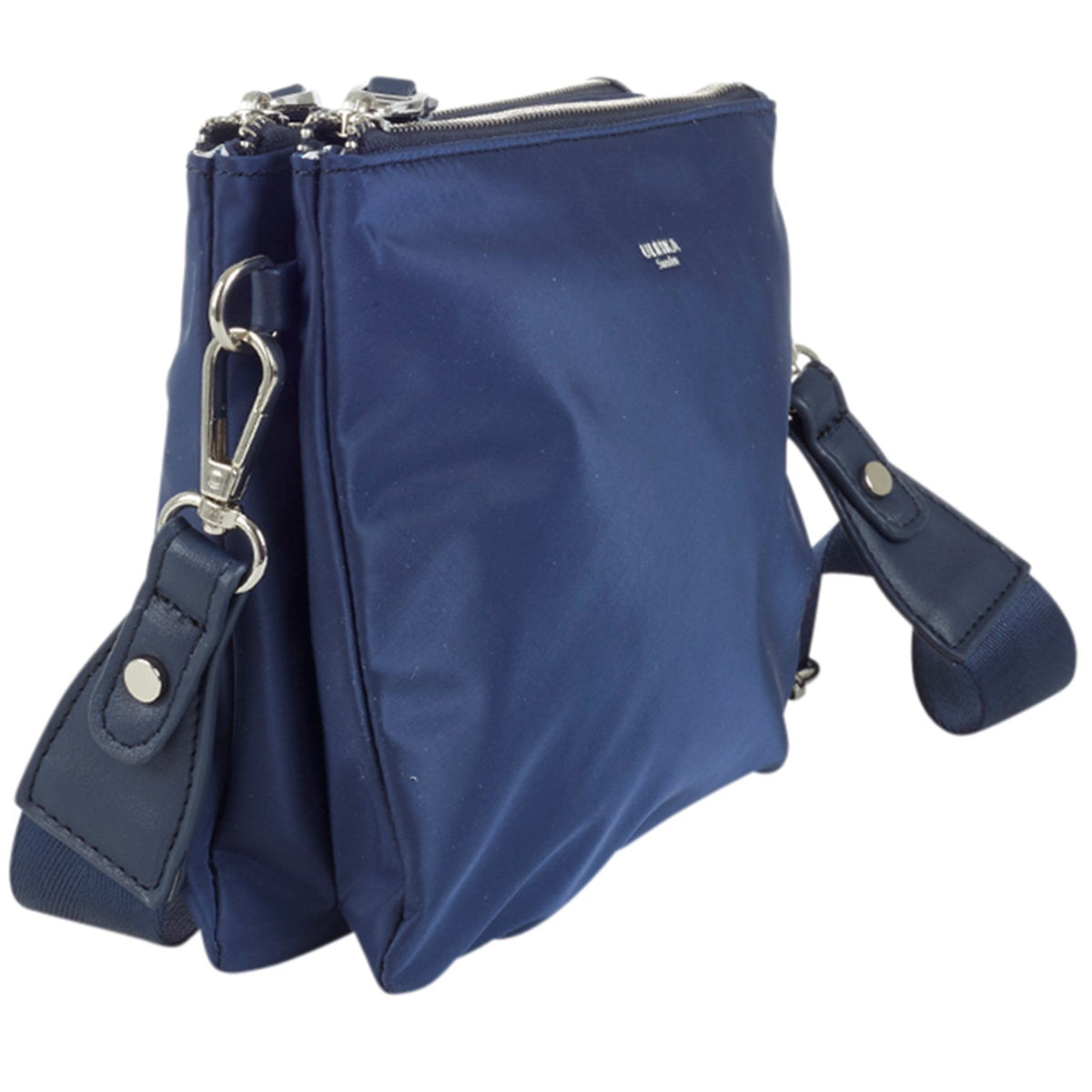 Nylon Pocket Axelremsväska #Färg_Marinblå