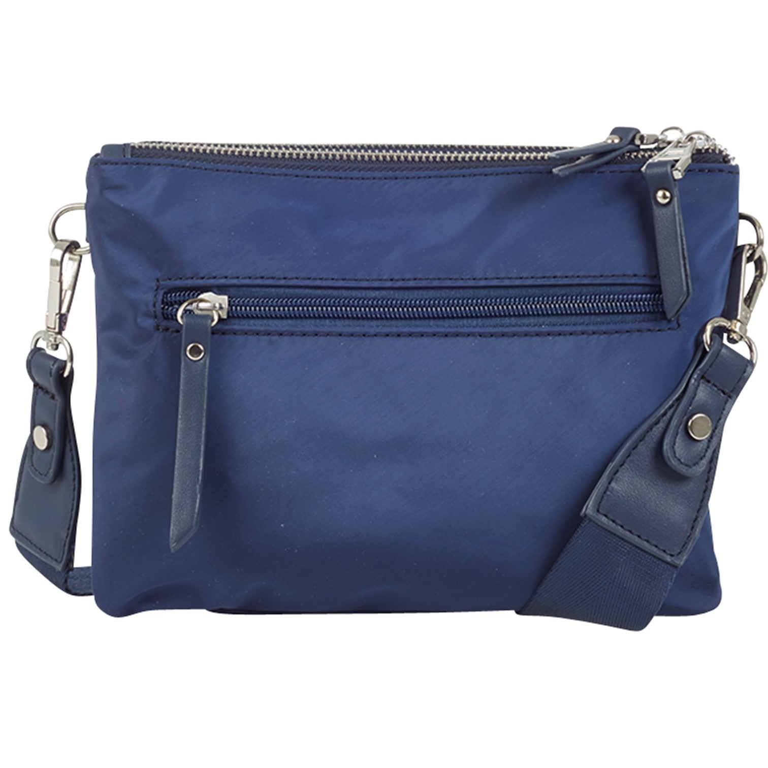 Nylon Pocket Axelremsväska #Färg_Marinblå