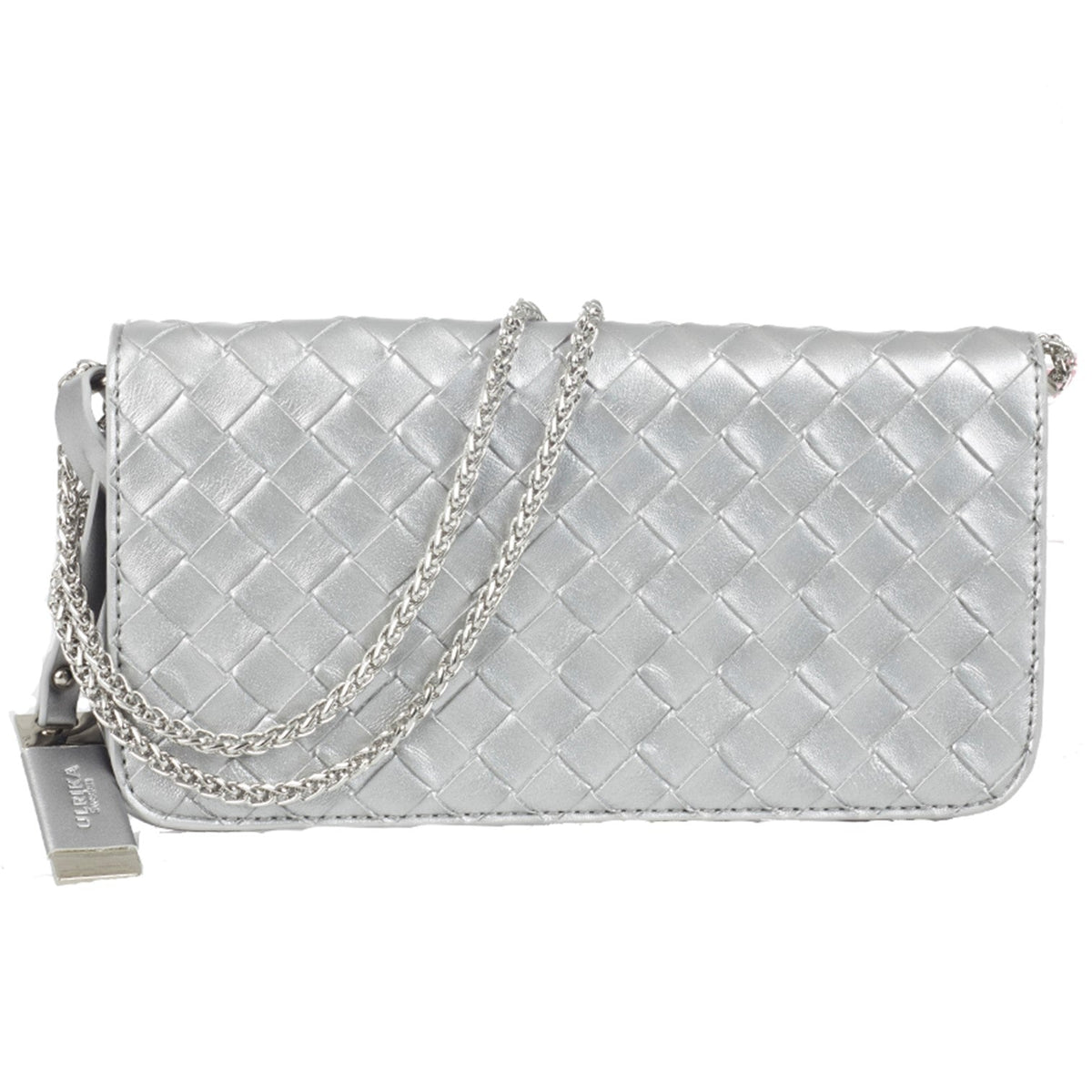 Braid Axelväska #Färg_Silver