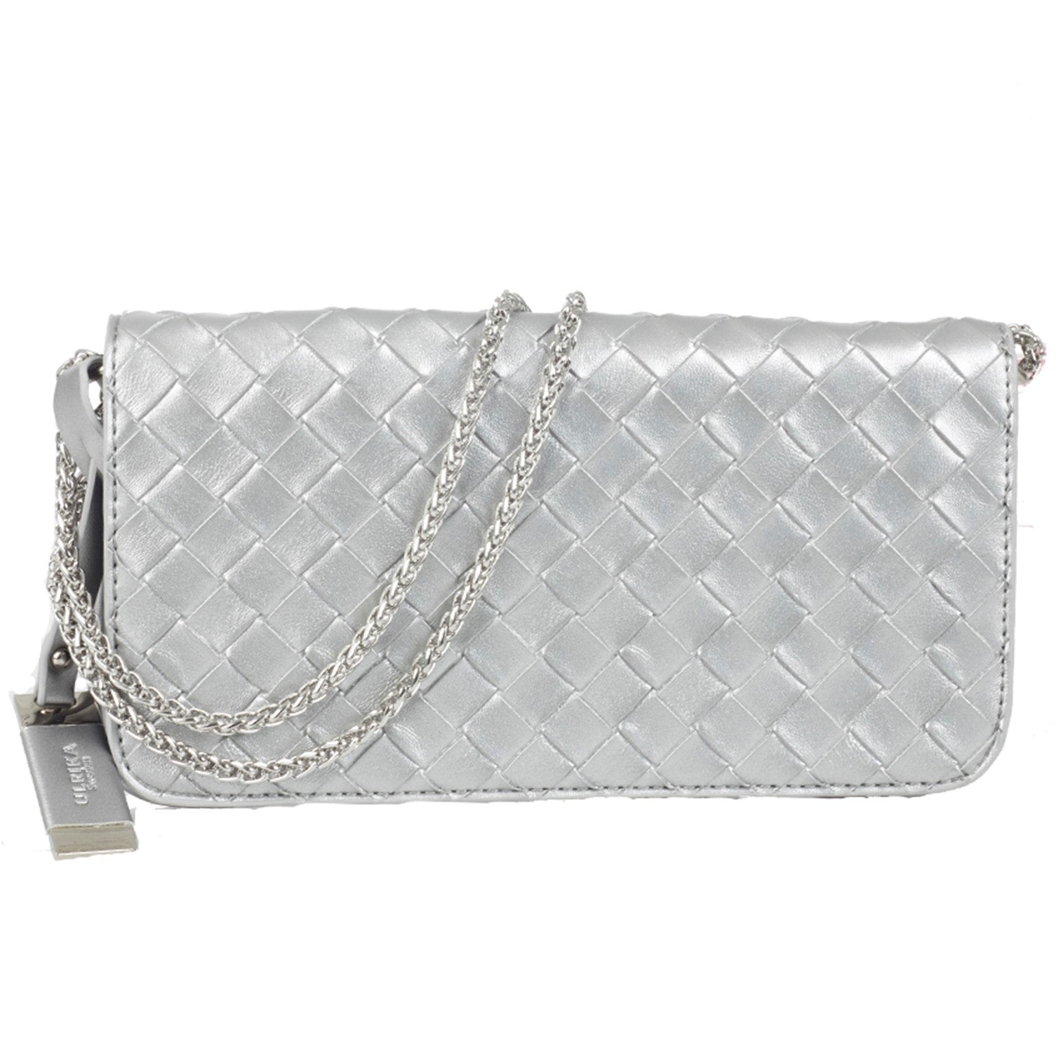 Braid Axelväska #Färg_Silver
