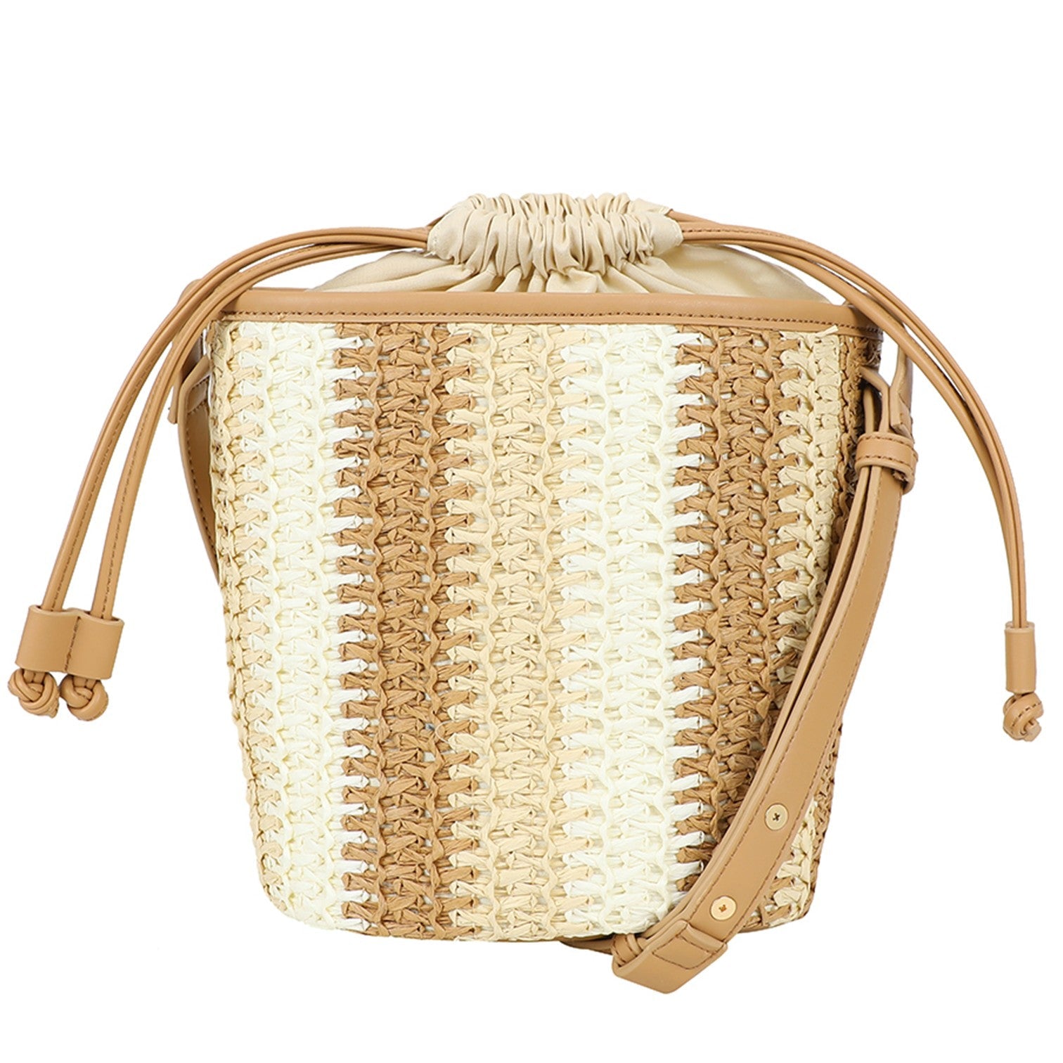 Straw Hink Väska #Färg_Beige