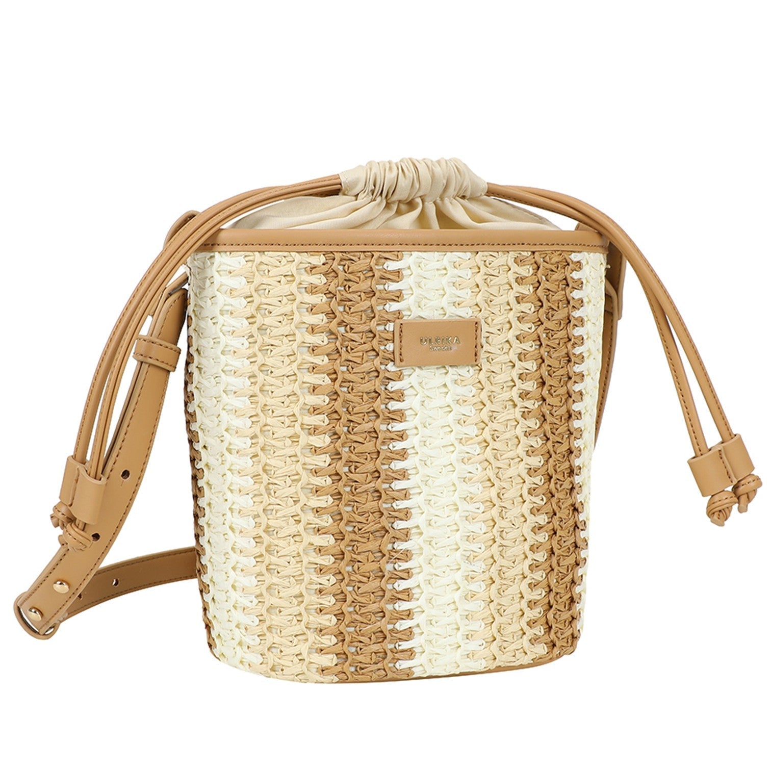 Straw Hink Väska #Färg_Beige