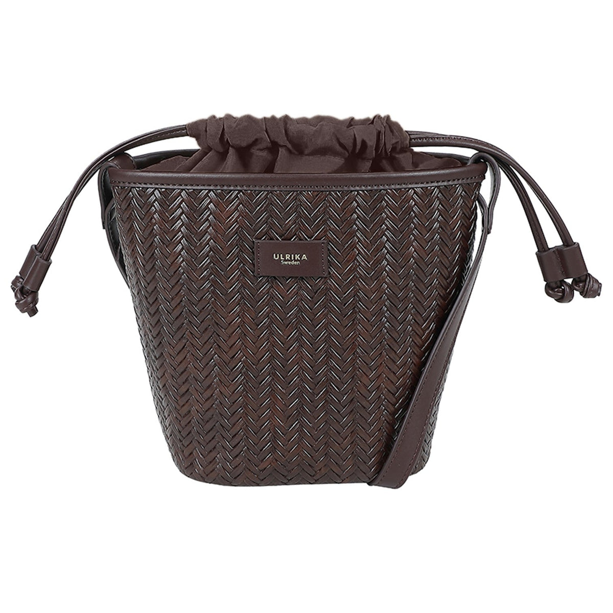 Braid4 Bucket Väska #Färg_Brun