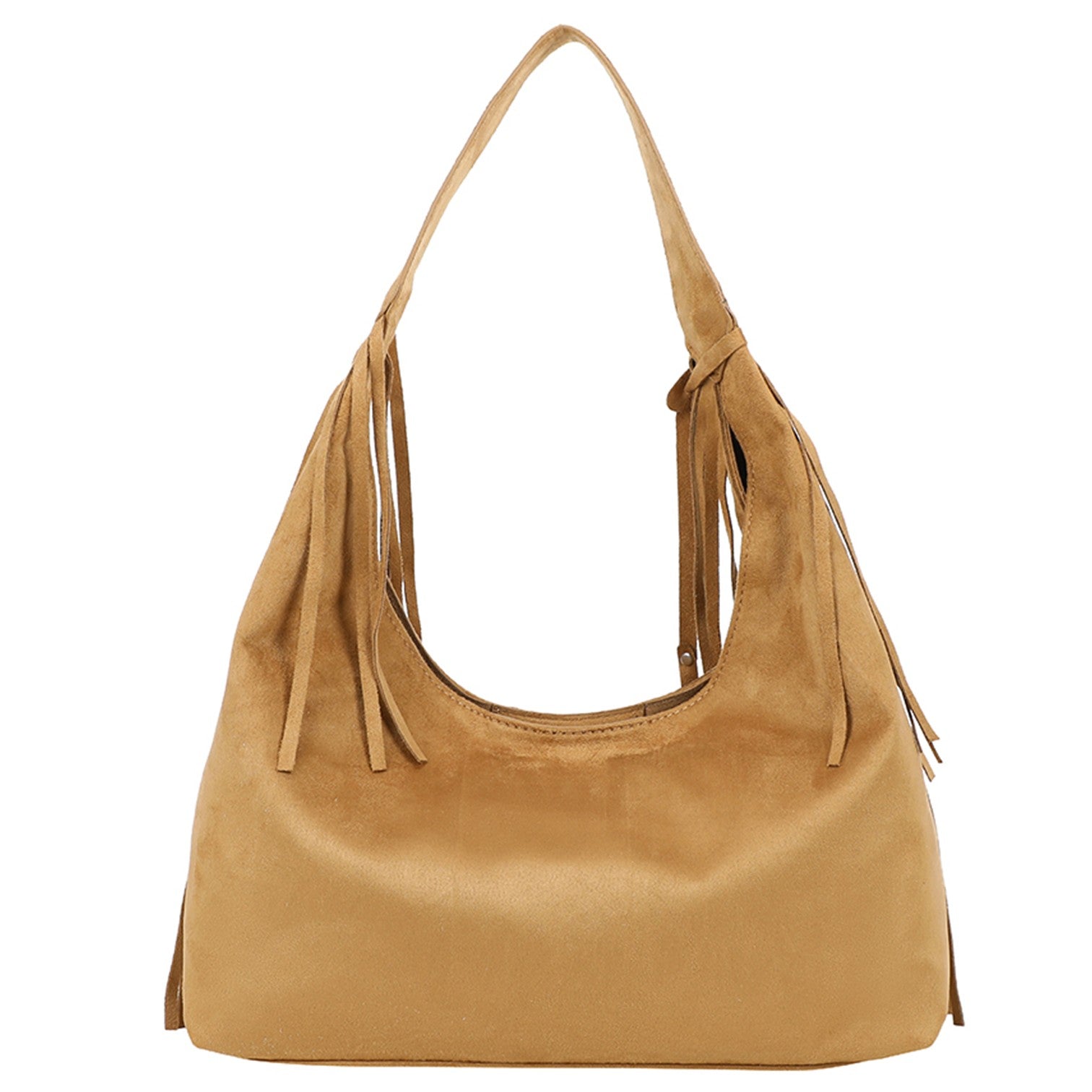 Fringes Axelväska #Färg_Camel
