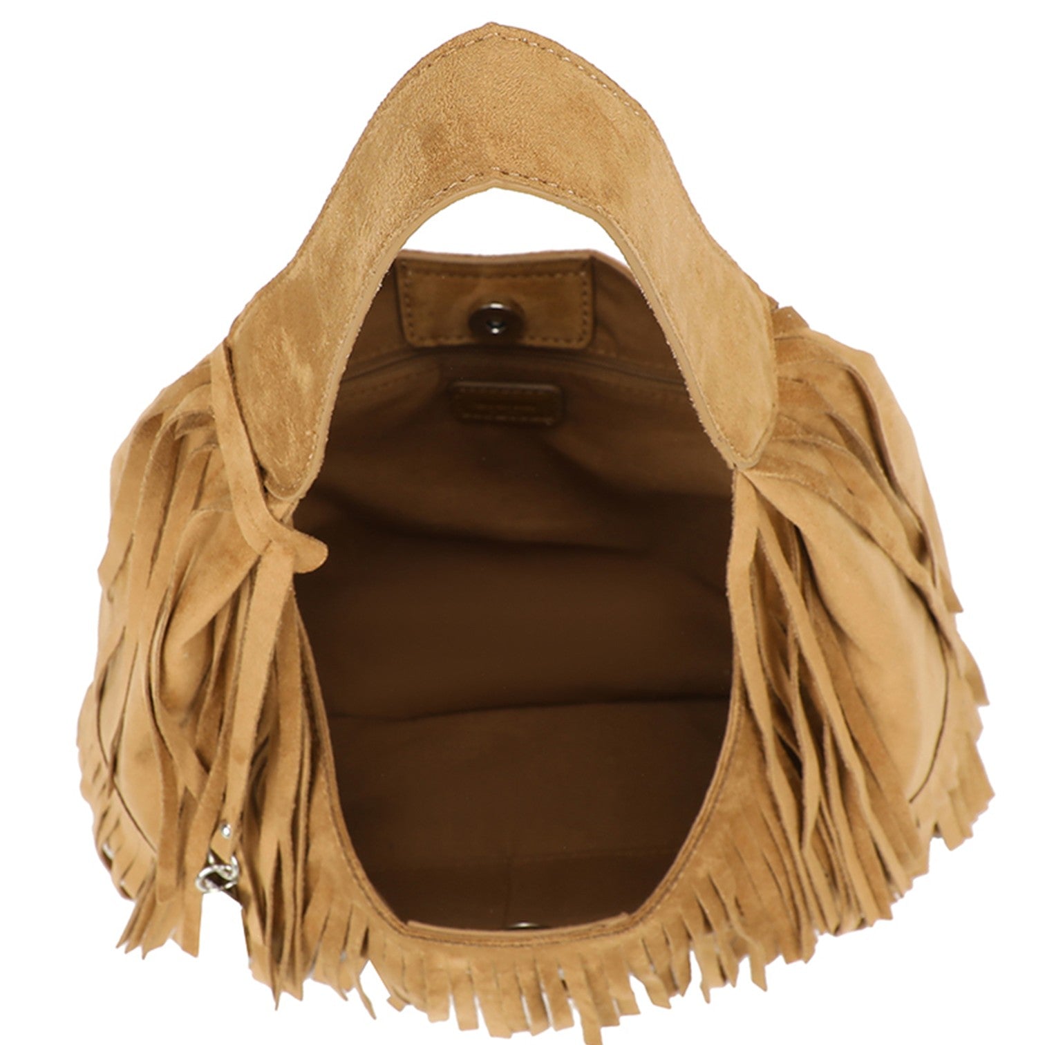 Fringes Axelväska #Färg_Camel
