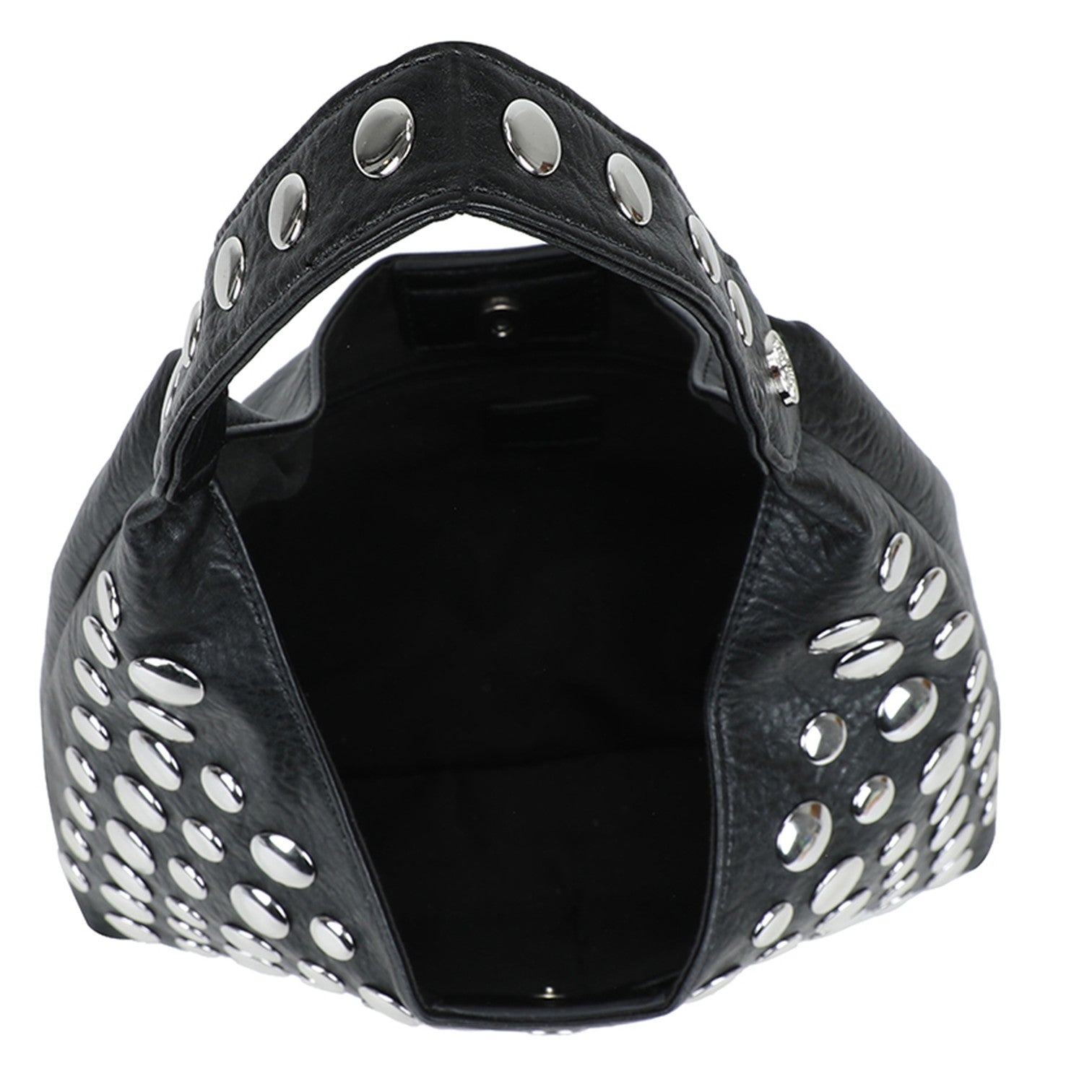 Rivets Axelväska #Färg_Svart