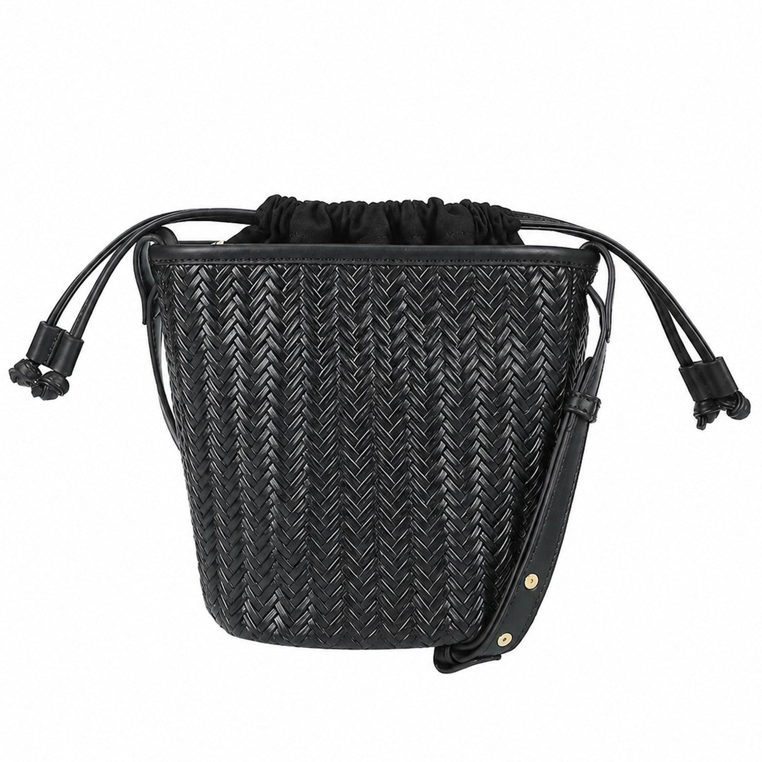 Braid4 Bucket Väska #Färg_Svart