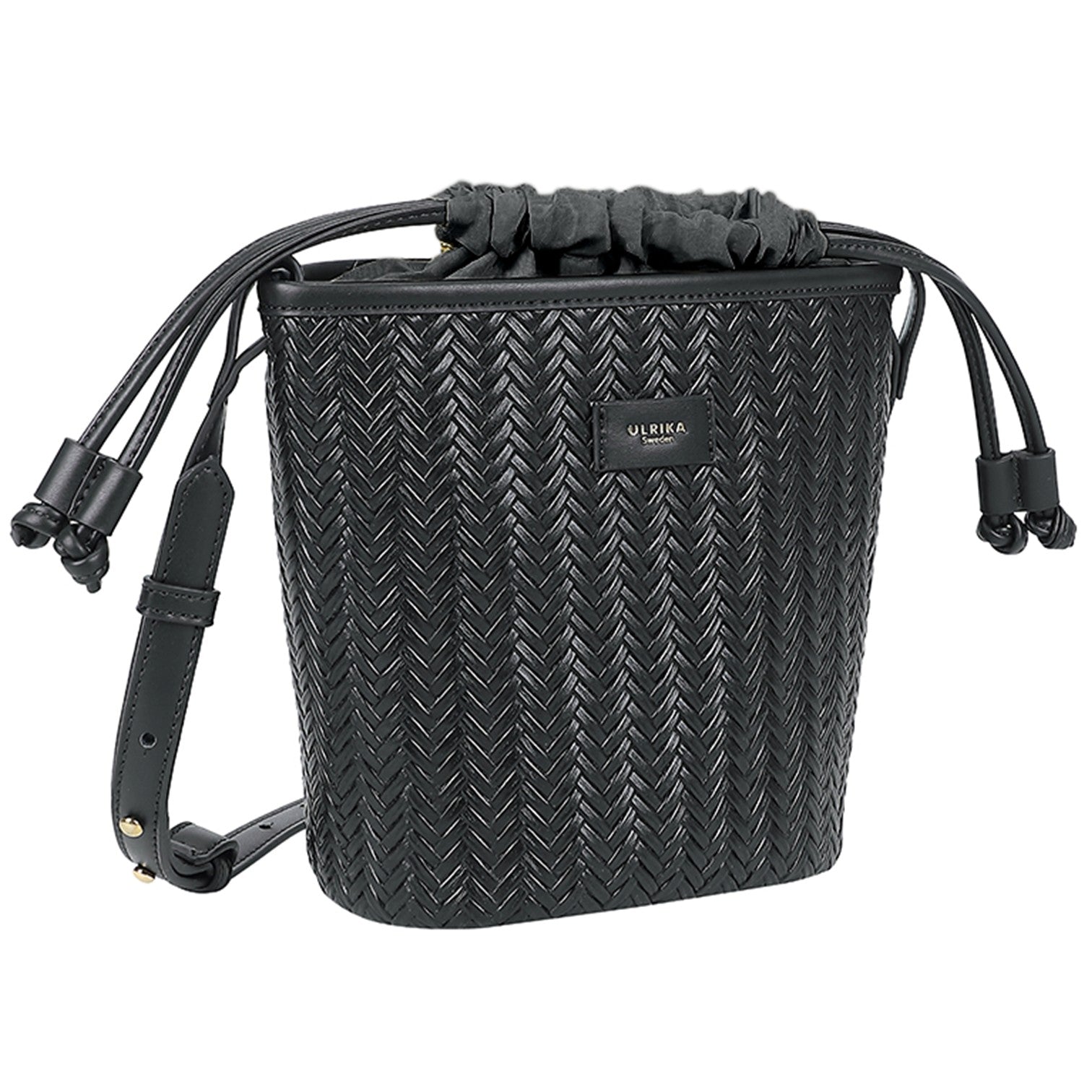 Braid4 Bucket Väska #Färg_Svart
