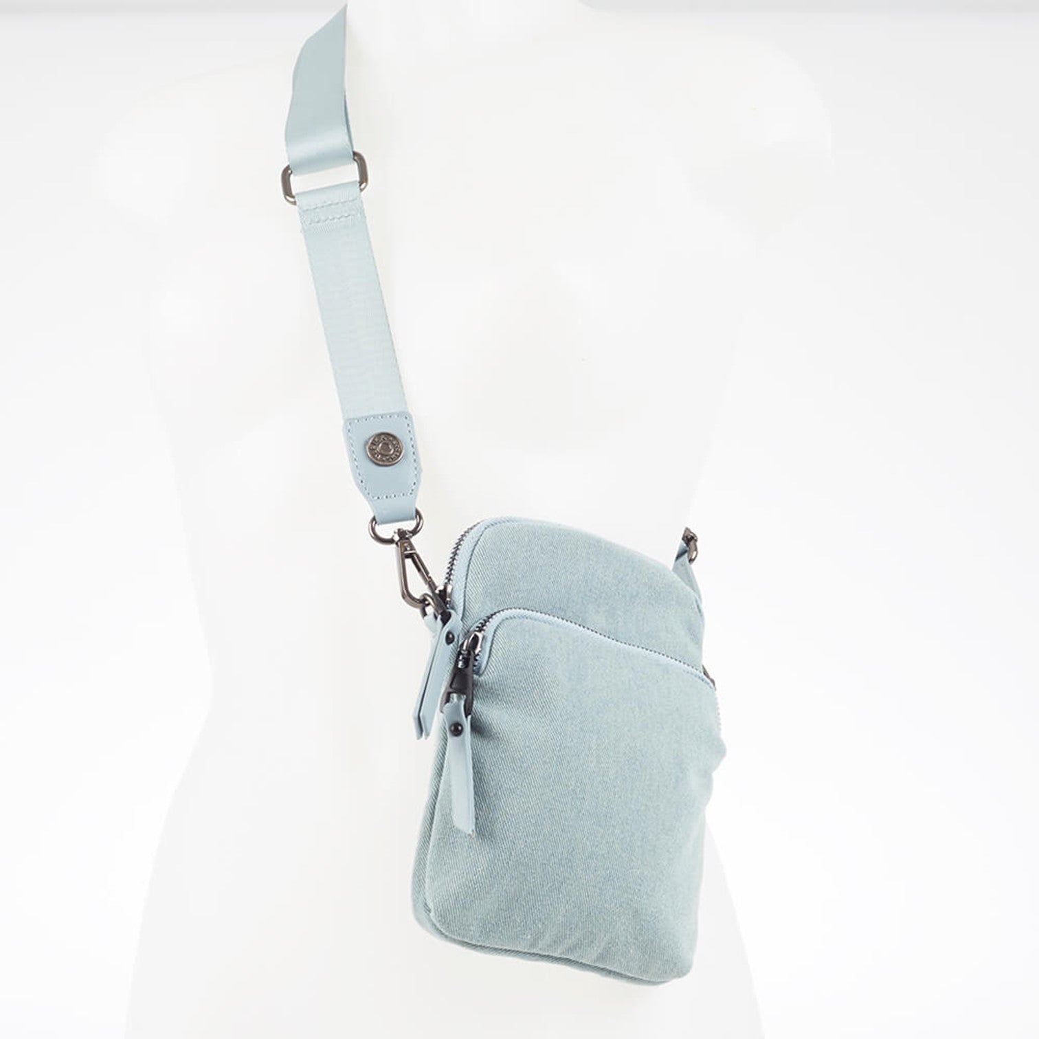 Denim Mobilväska #Färg_Jeansblå