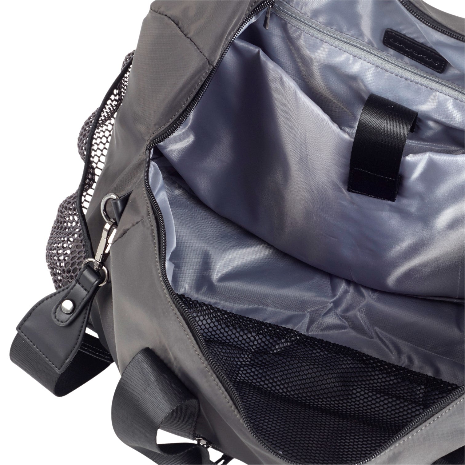 Nylon Weekendbag #Färg_Grå