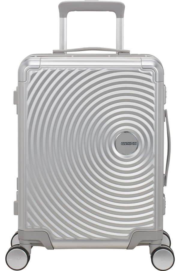 Soundbox Resväska med 4 hjul 55 CM #Färg_Silver