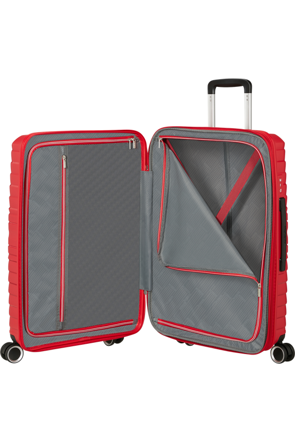 Flytwist Resväska med 4 hjul 67 CM #Färg_True Red