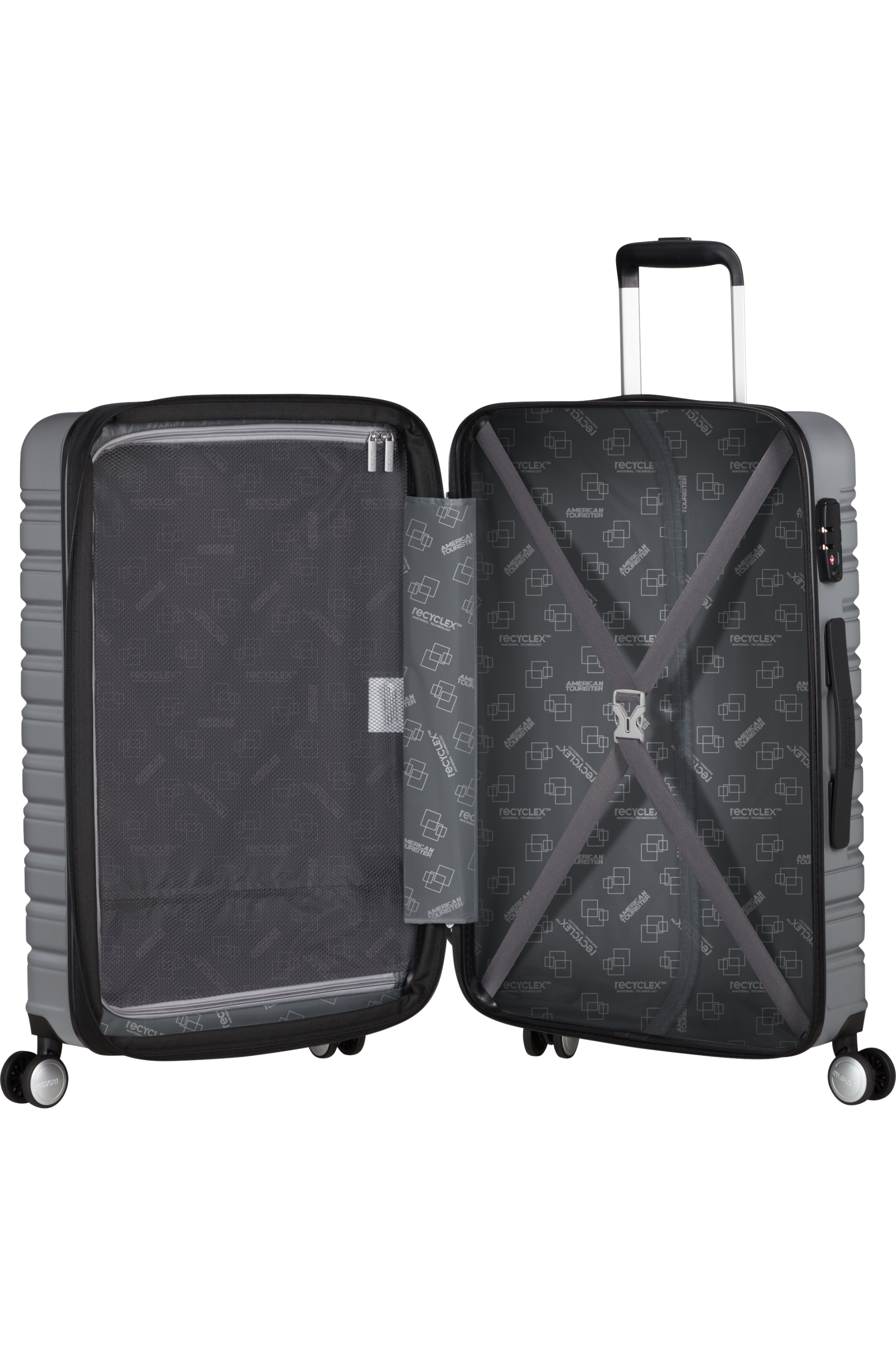 Flashline Resväska 67 CM #Färg_Sky Silver