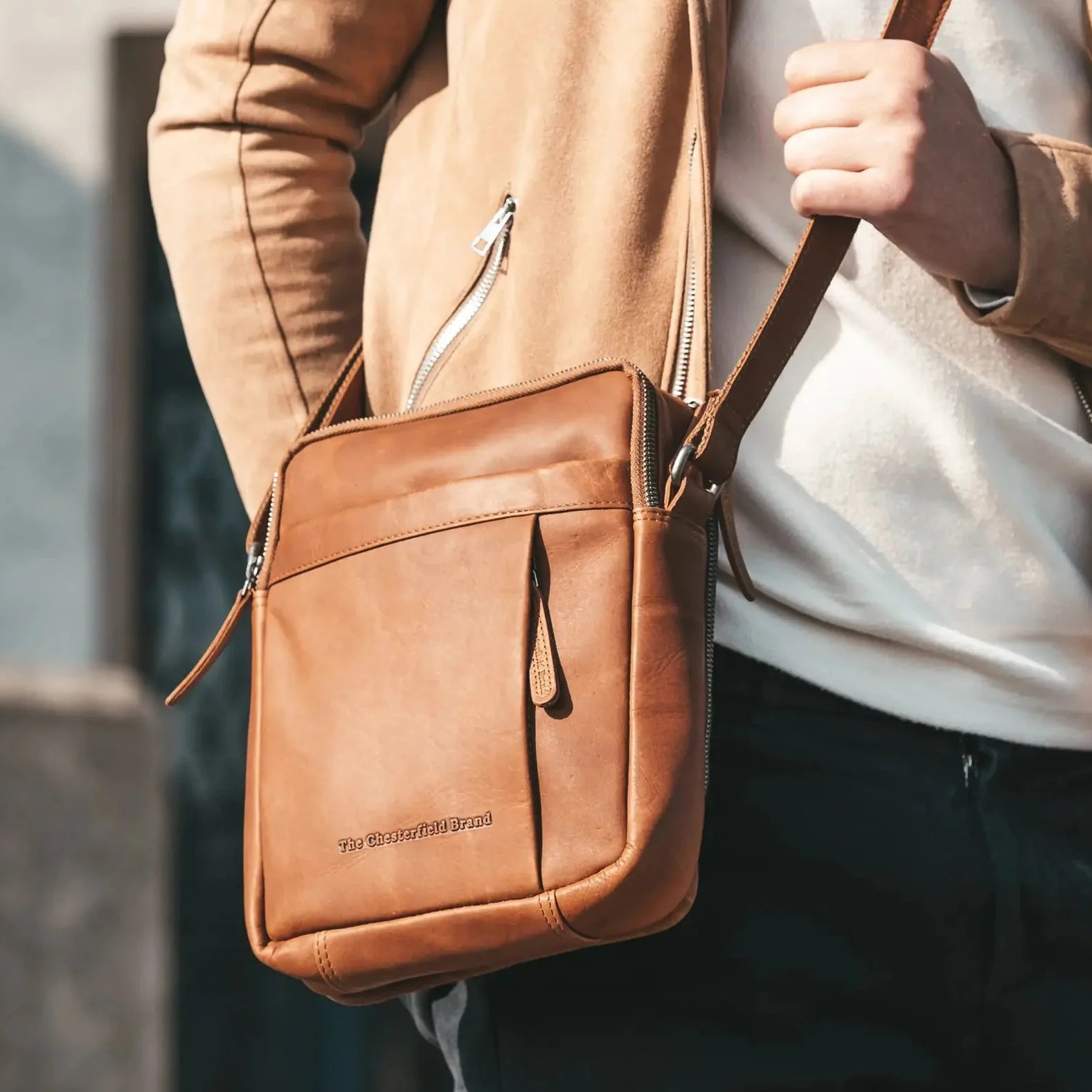 The Chesterfield Brand - Alva Crossbodyväska #Färg_Konjak