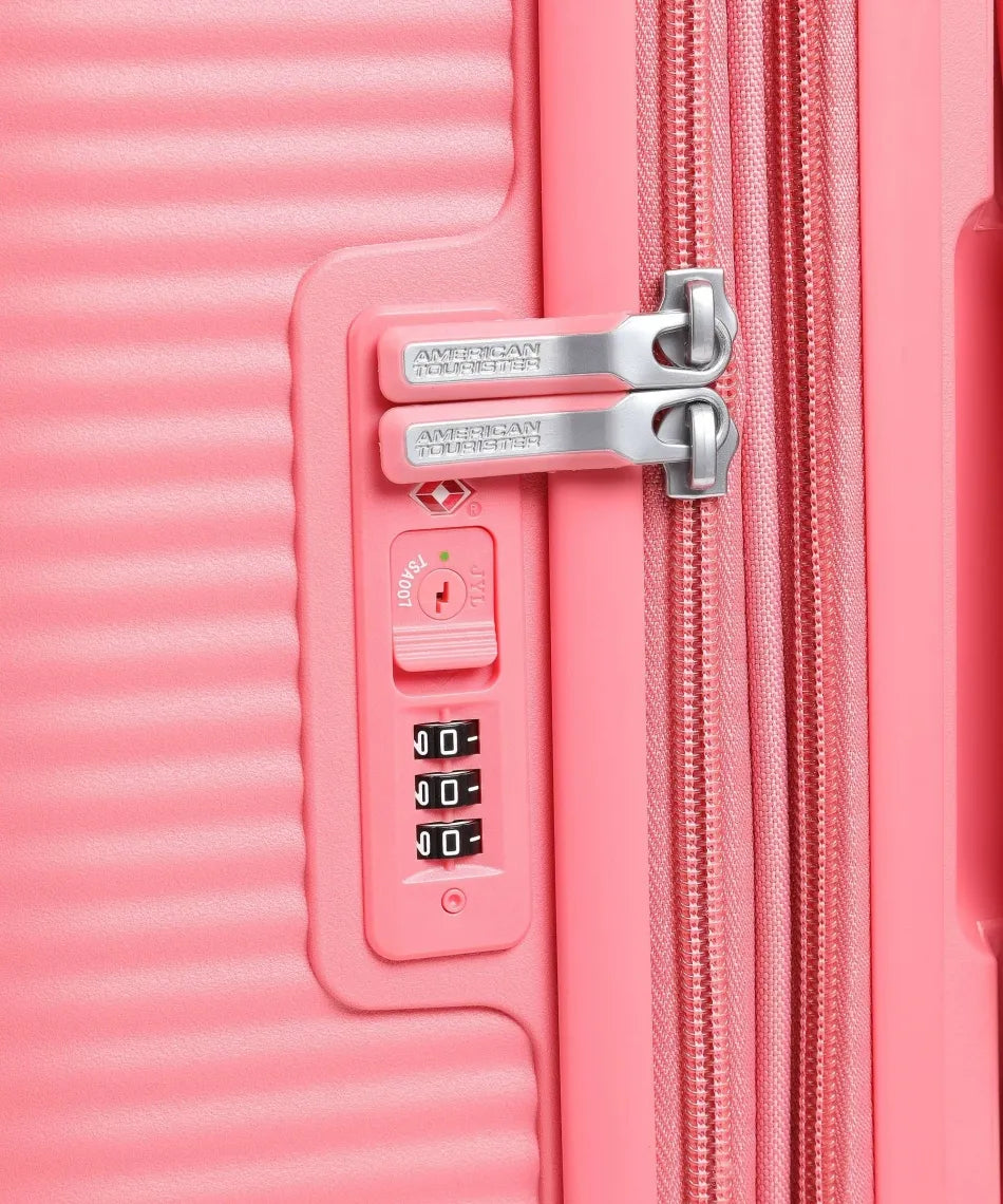 American Tourister - SoundBox 67cm - Resväska - Rosa - M