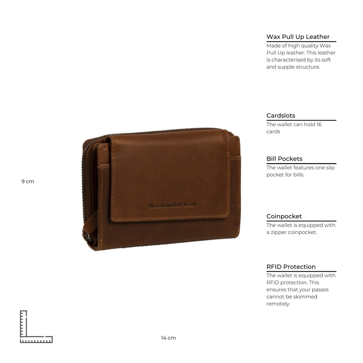 Ascot Väska #Färg_Cognac