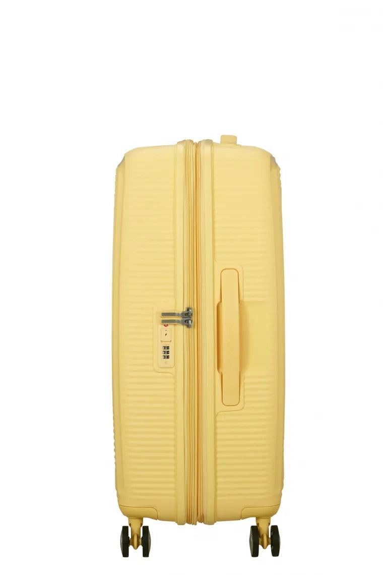 American Tourister - SoundBox 67cm - Resväska - Ljusgul - M