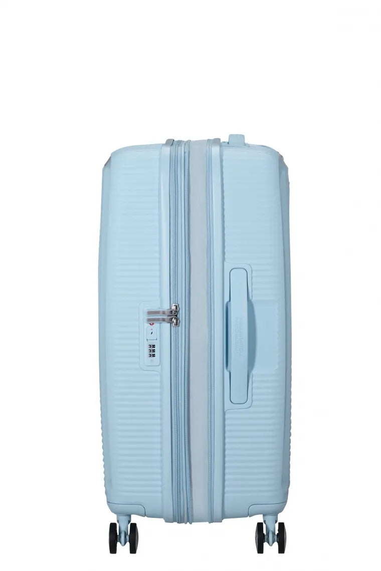 American Tourister - SoundBox 67cm - Resväska - Ljusblå - M