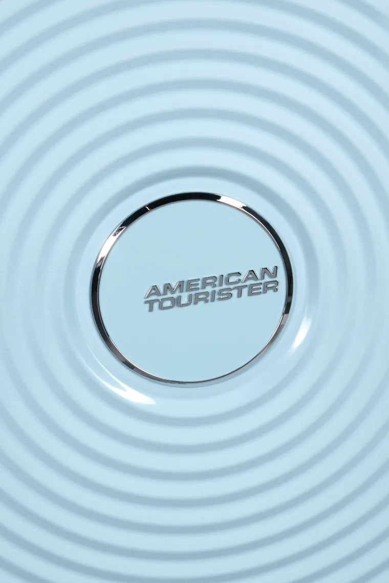 American Tourister - SoundBox 67cm - Resväska - Ljusblå - M