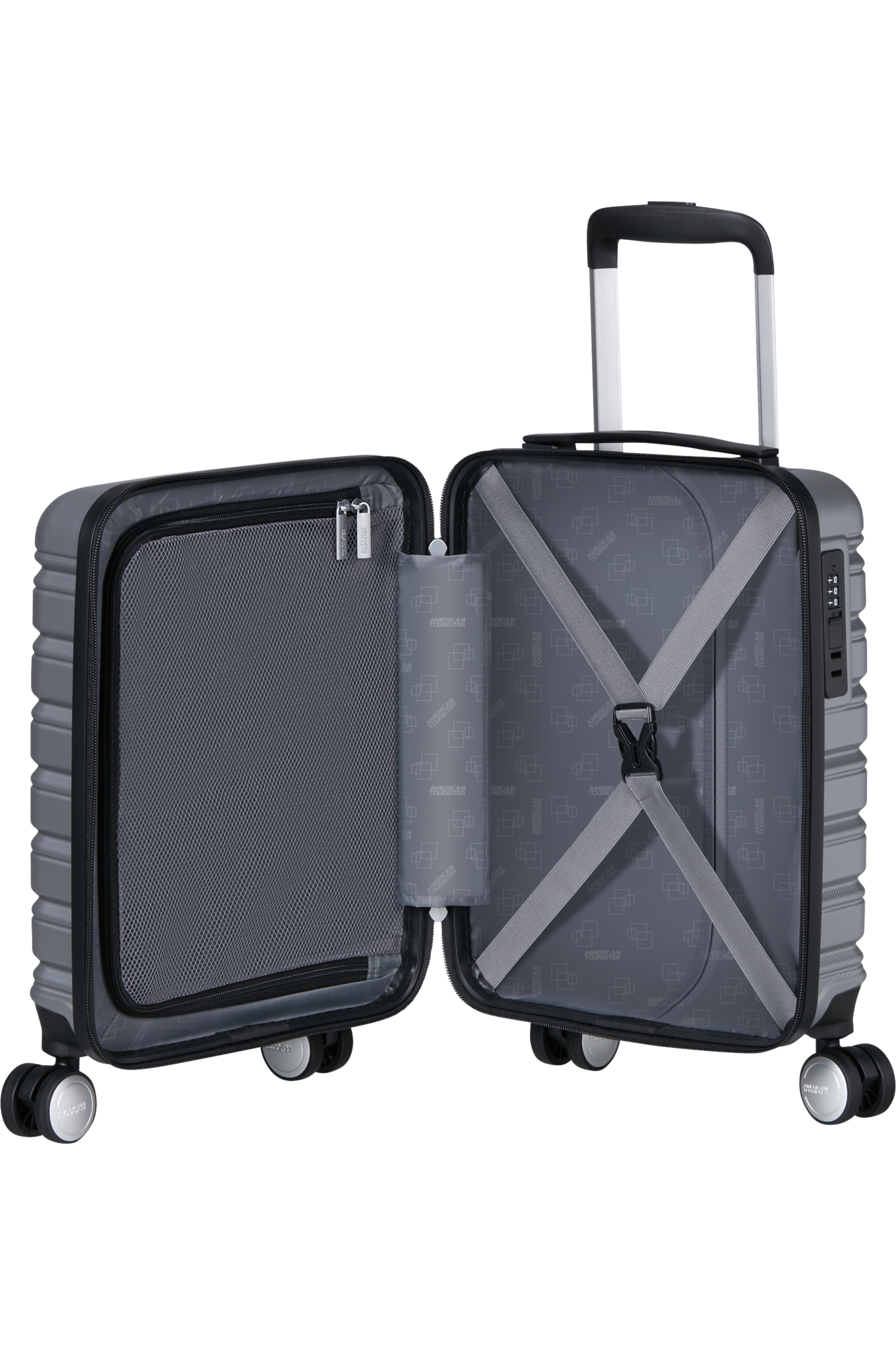 Flashline Kabinväska 45 CM #Färg_Sky Silver