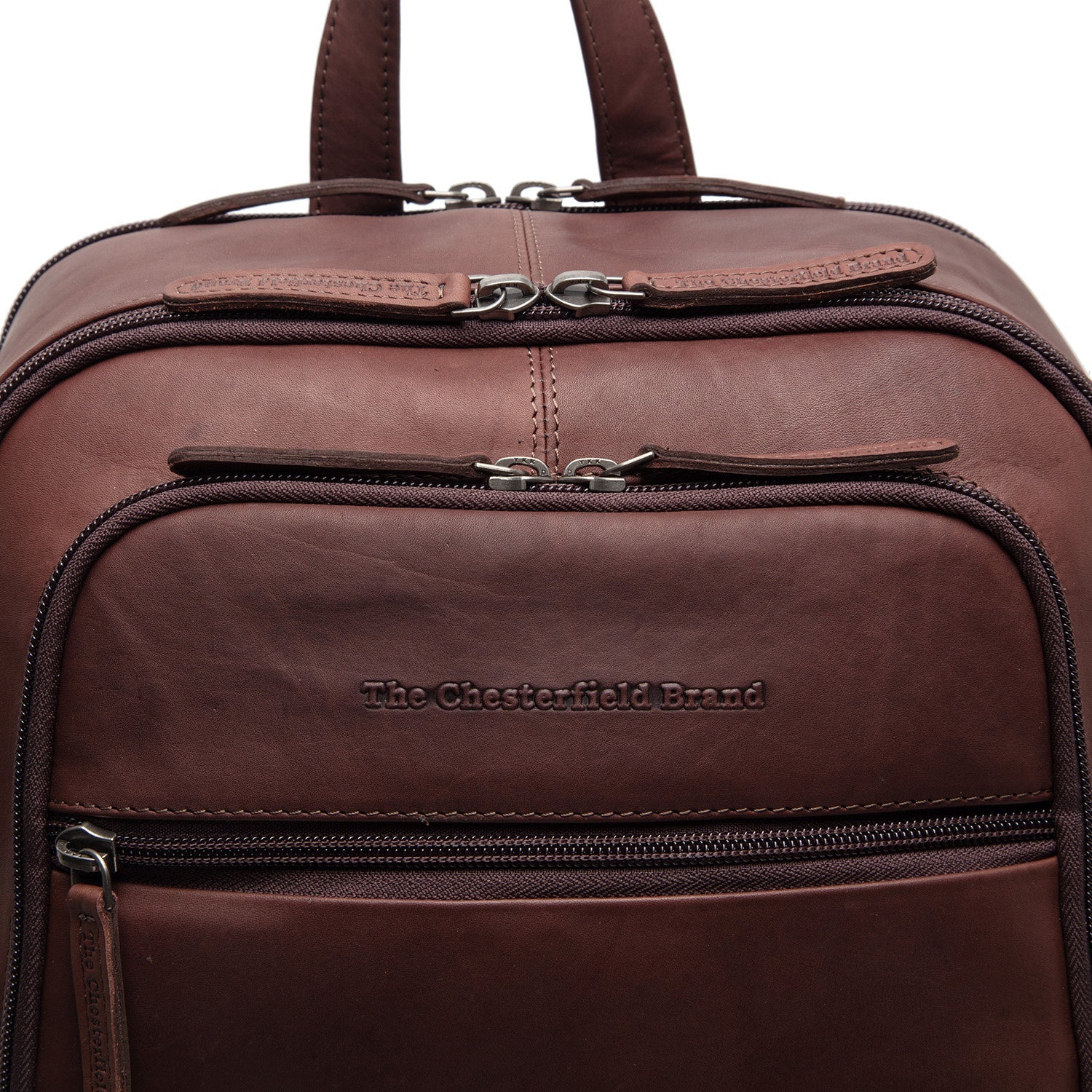The Chesterfield Brand - Detroit Laptopryggsäck #Färg_Brun