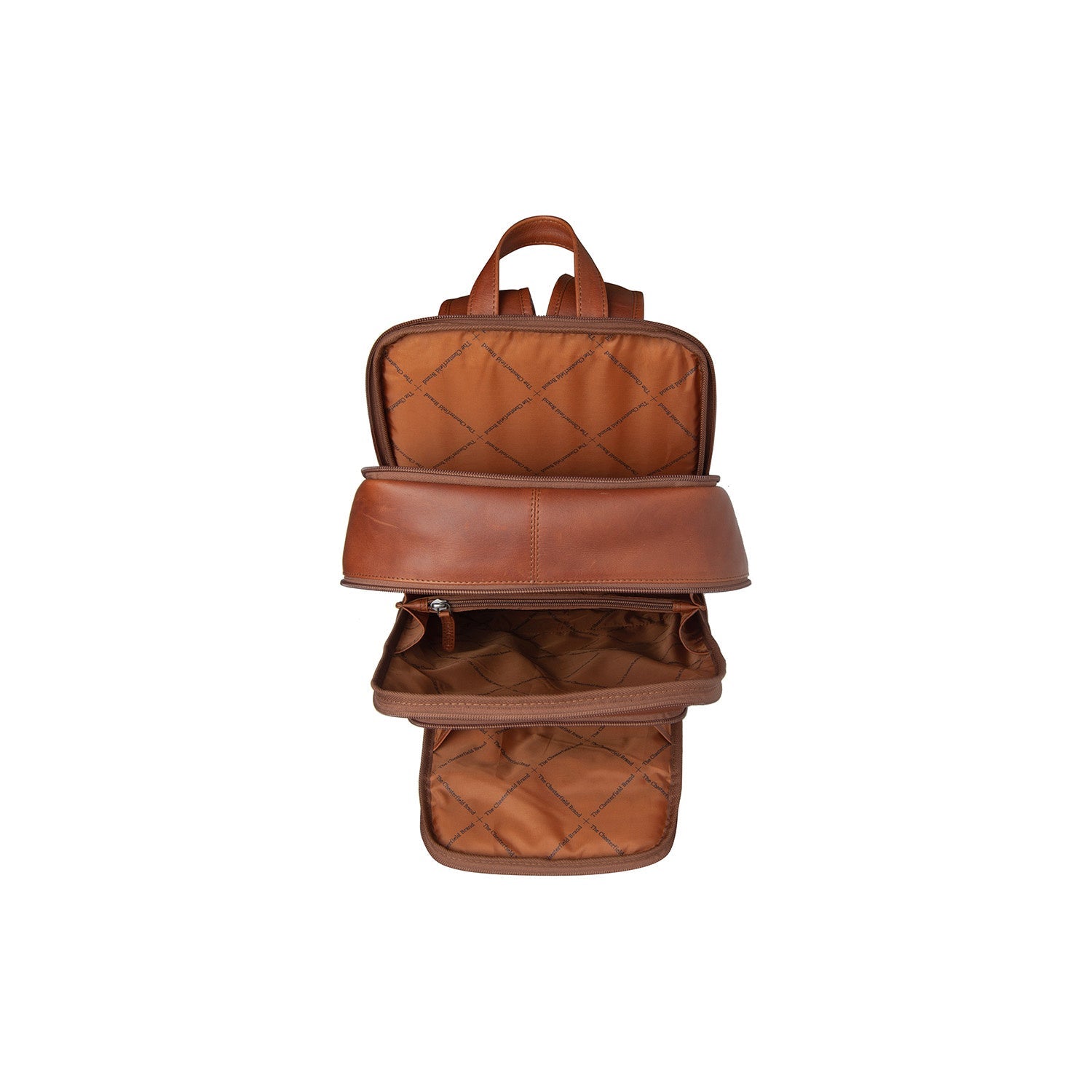 The Chesterfield Brand - Detroit Laptopryggsäck #Färg_Konjak