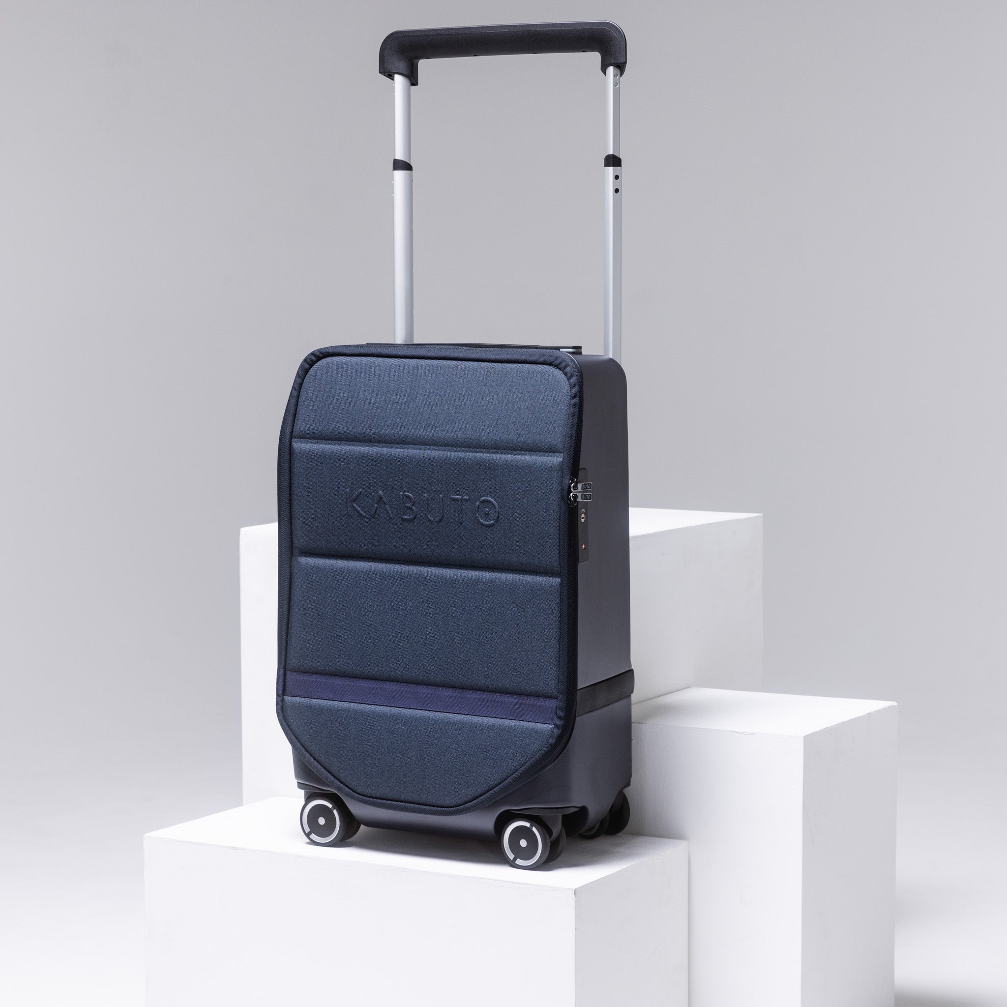 CABIN Ideal Kabinväska 55 CM #Färg_Blue Silver