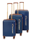 Cavalet Viken 3-SET Blå resväskor S/M/L 4 hjul - SET