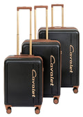 Cavalet Viken 3-SET Svart resväskor S/M/L 4 hjul - SET