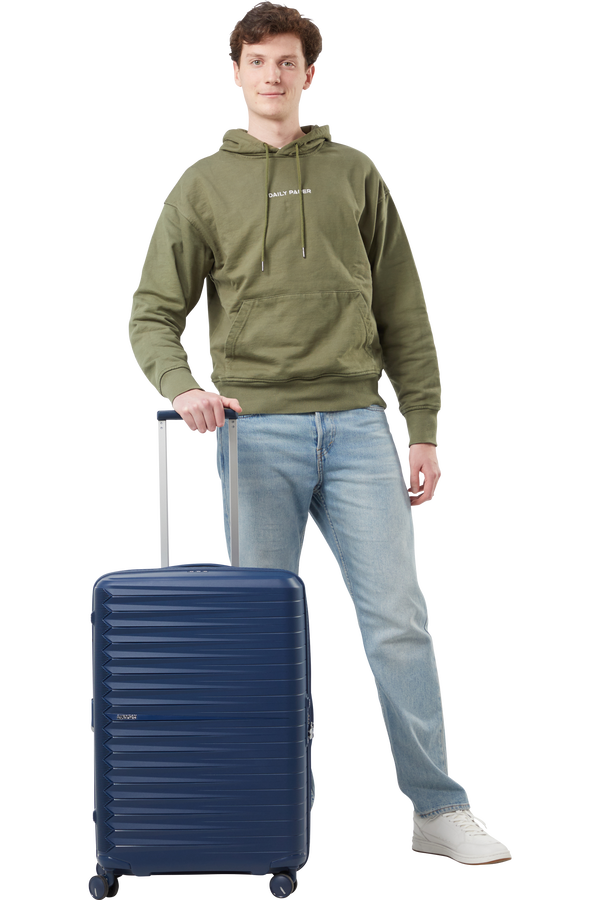 FastForward Resväska med 4 hjul 68 CM #Färg_Navy Blue