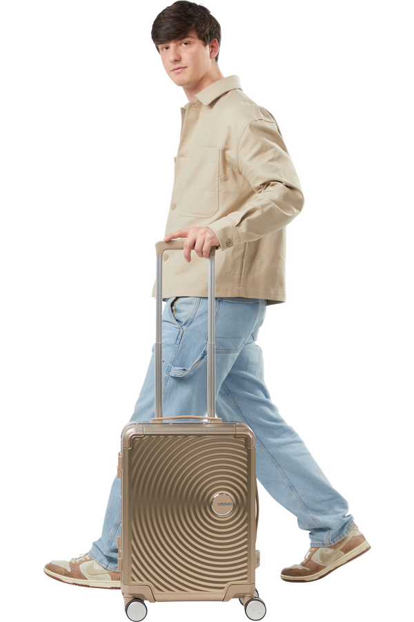 Soundbox Resväska med 4 hjul 55 CM #Färg_Bronze