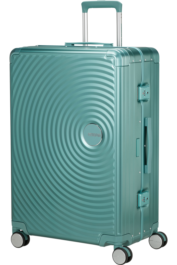 Soundbox Resväska med 4 hjul 77 CM #Färg_Dusty Turquoise