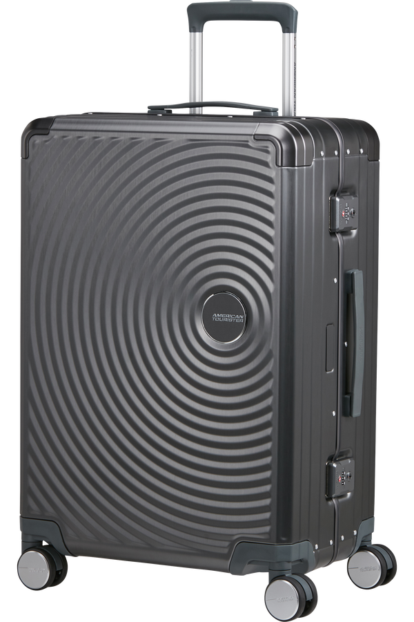 Soundbox Resväska med 4 hjul 68 CM #Färg_Brushed Anthracite