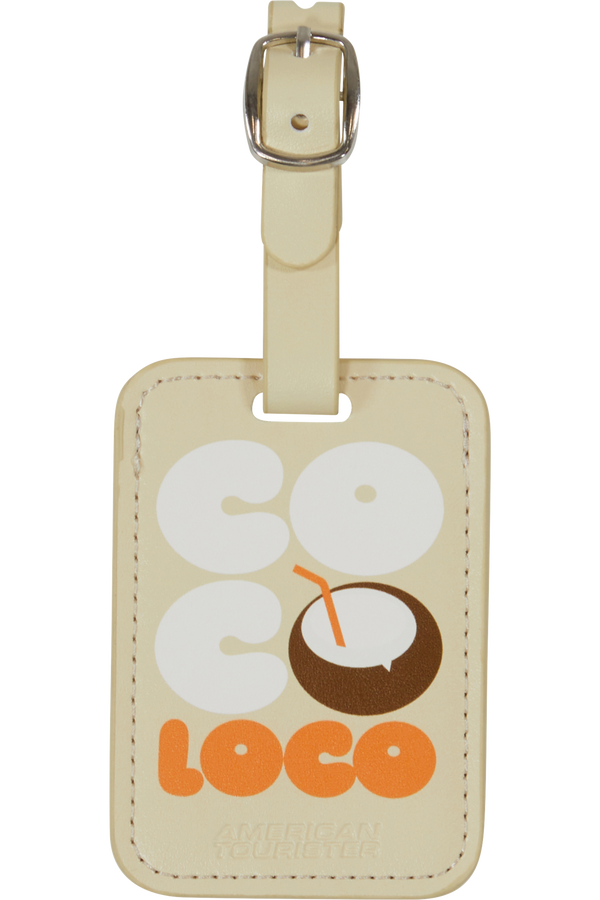 Graphic Tags Bagagebricka – Set med 2 st Bagagebricka ONE SIZE #Färg_Coco Loco