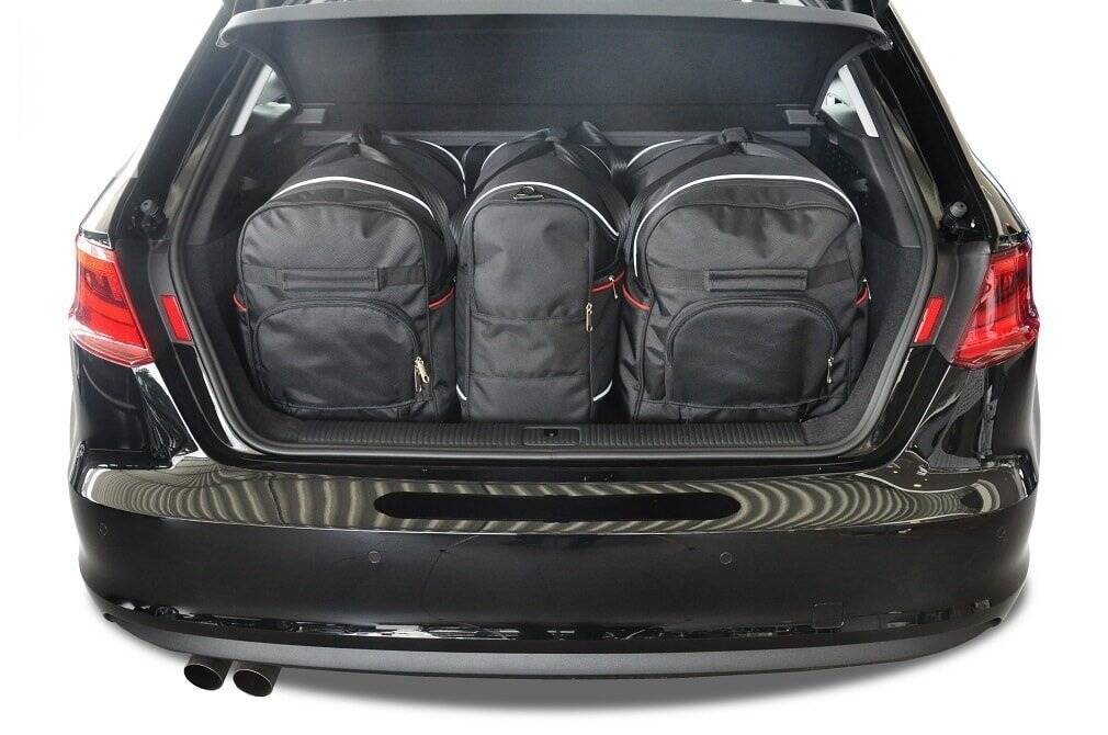 Audi A3 2012-2020 3-väskor #färg_Svart