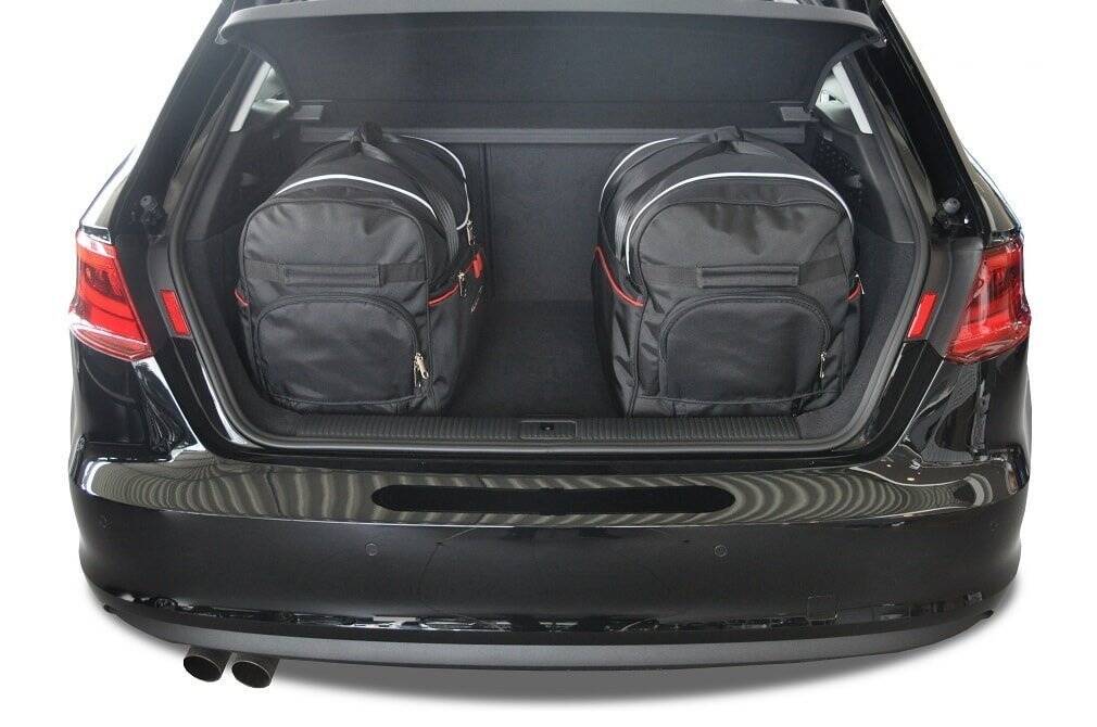 Audi A3 2012-2020 3-väskor #färg_Svart