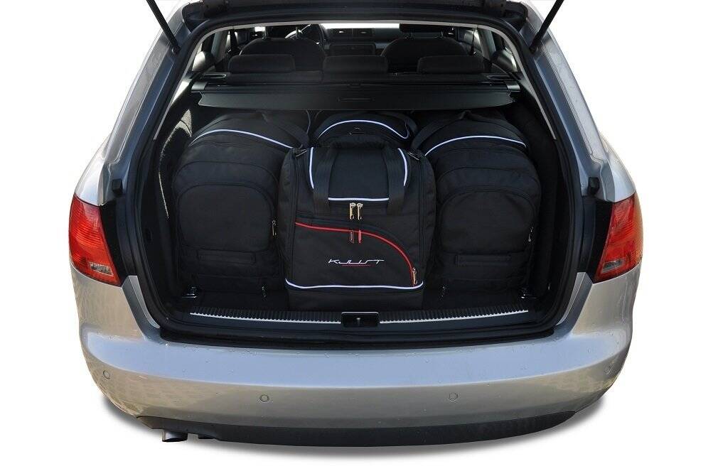 Audi A4 AVANT 2004-2008 4-väskor Sport #färg_Svart