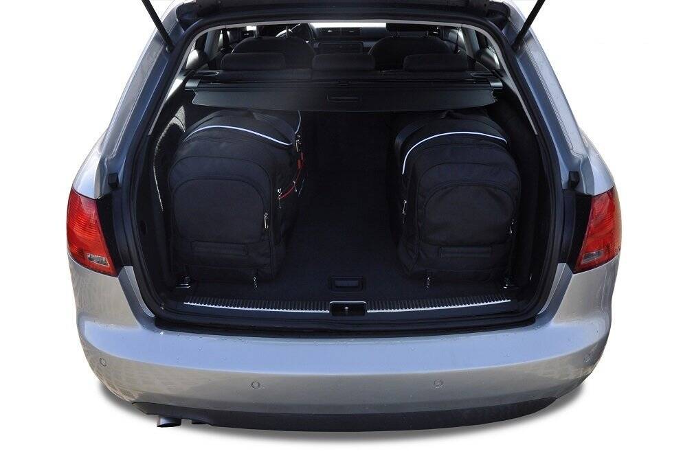 Audi A4 AVANT 2004-2008 4-väskor Sport #färg_Svart