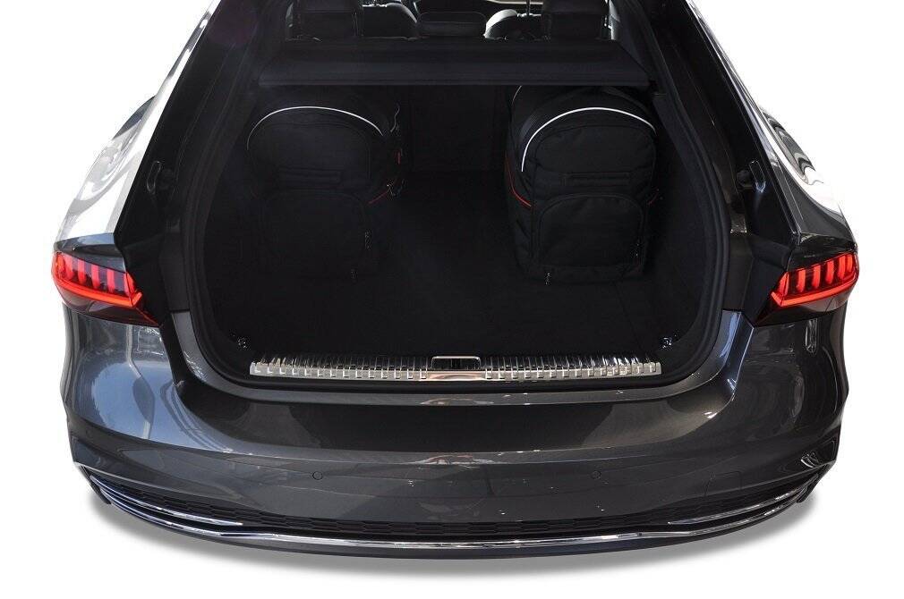 Audi A7 2017+ 5-väskor #färg_Svart