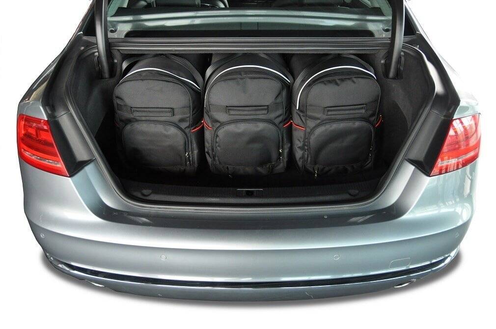 Audi A8 2010-2017 5-väskor #färg_Svart