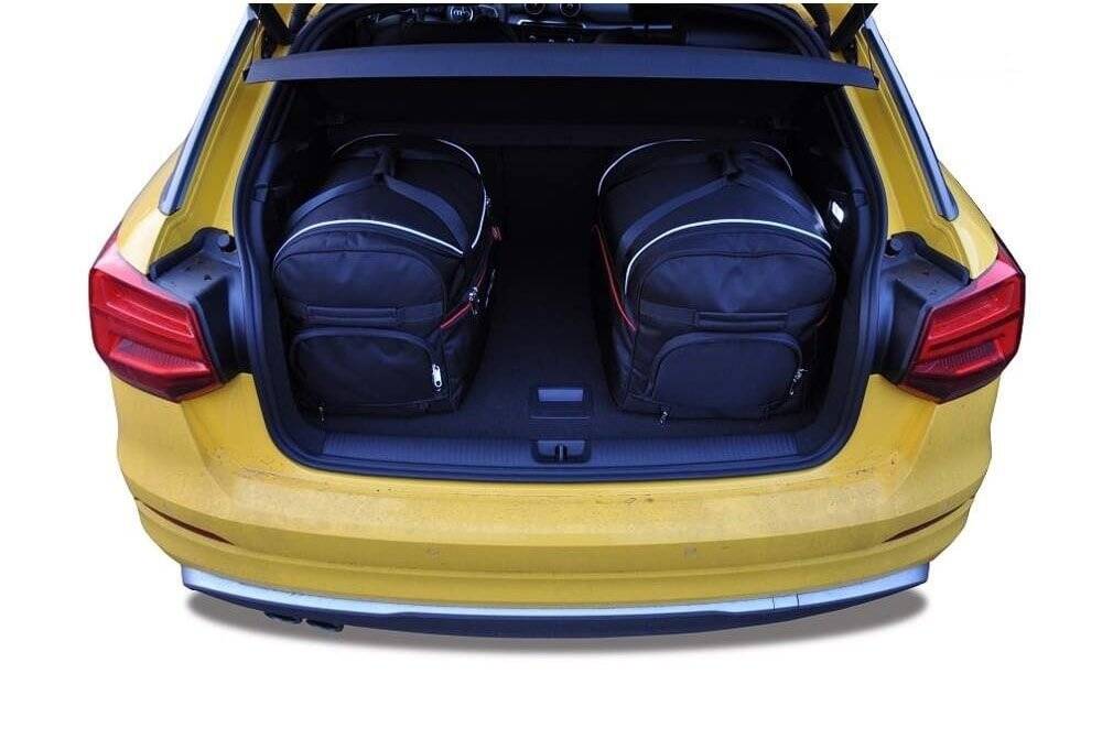 Audi Q2 2016+ 3-väskor #färg_Svart