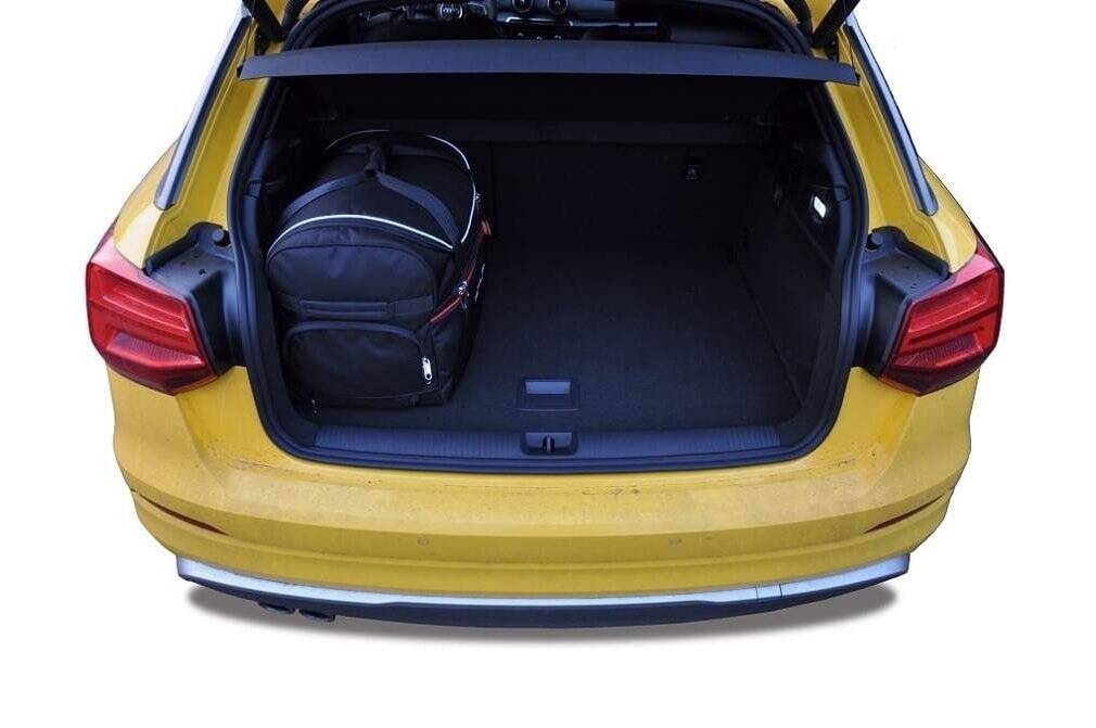 Audi Q2 2016+ 4-väskor #färg_Svart