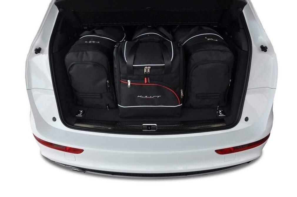 Audi Q5 2008-2016 4-väskor Sport #färg_Svart